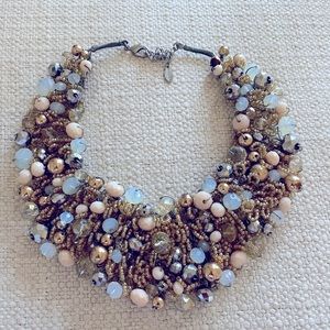 Embellished necklace - multicolor